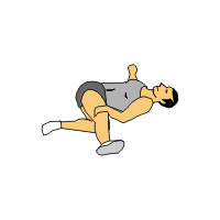 Golf stretching - low back stretch